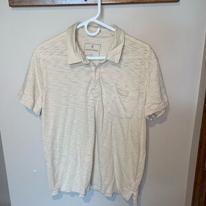 Mutual Weave Men’s collared polo shirt Large